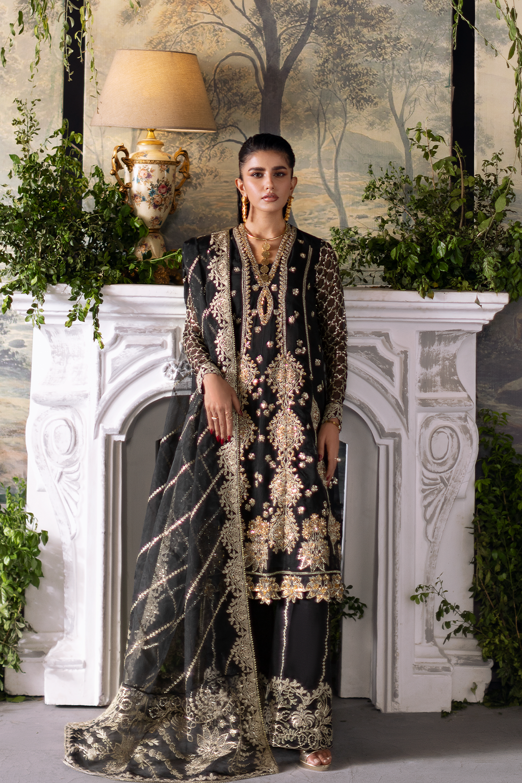 Celestia Embroidered Pakistani Dress