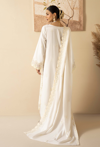 Jugnu By Humdum - D02 Premium Fabric Pakistani Winter Dresses - Humdum - 2