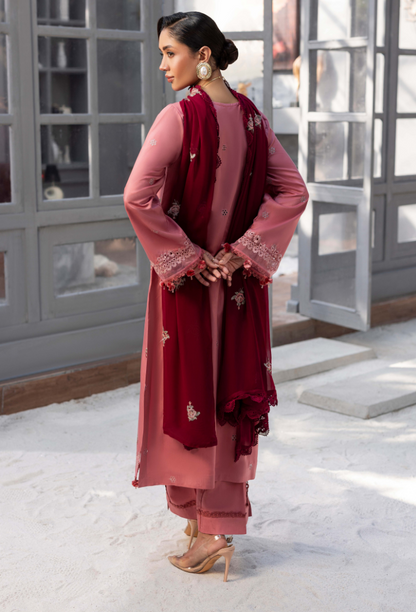 Fareeha - D04 Chiffon Pakistani Winter Dresses - Humdum - 3