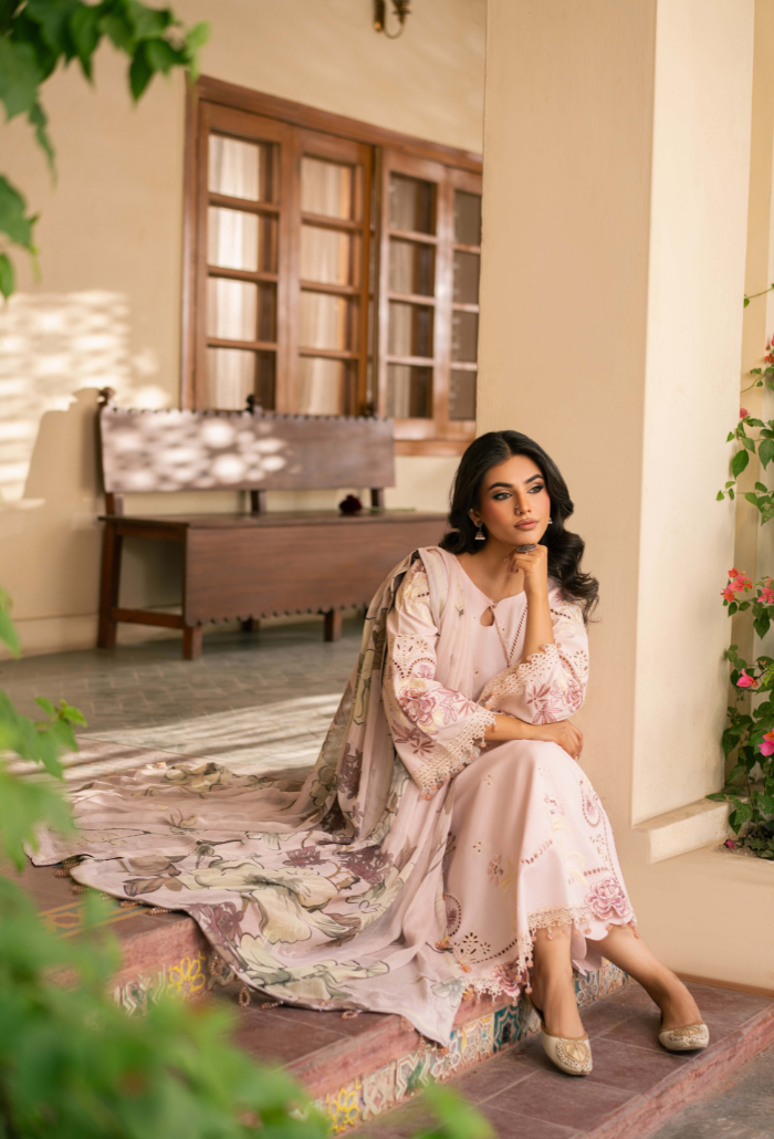 Mehrmaa - D07 Nuraaya Organza Pakistani Summer Dresses - Humdum - 4
