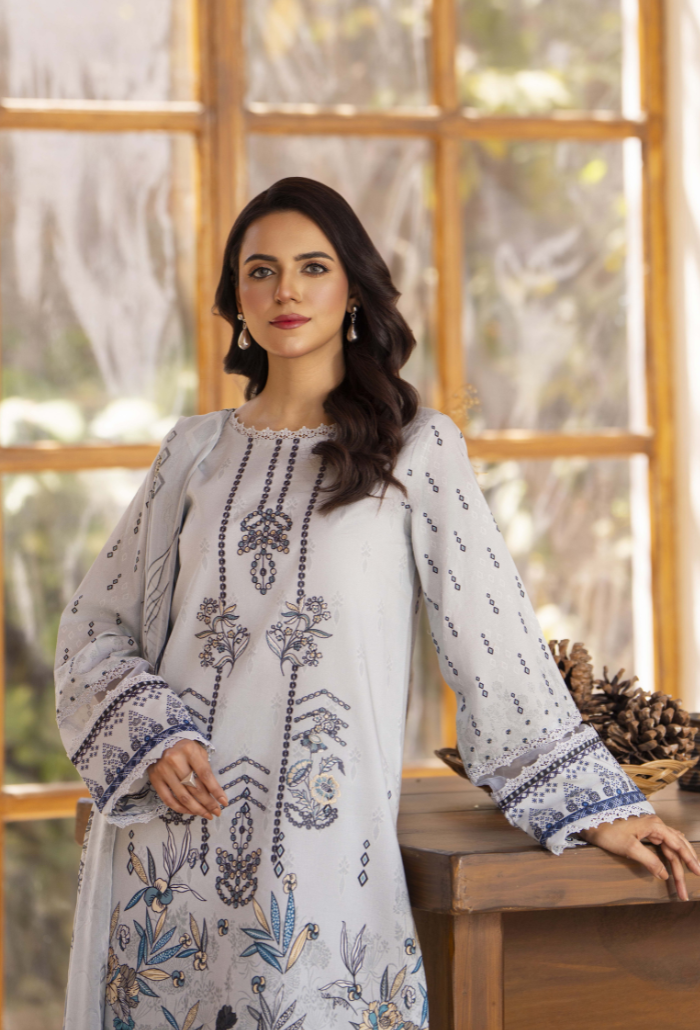 Zarwisha-D03 Chiffon Pakistani Summer Dresses - Humdum - 3