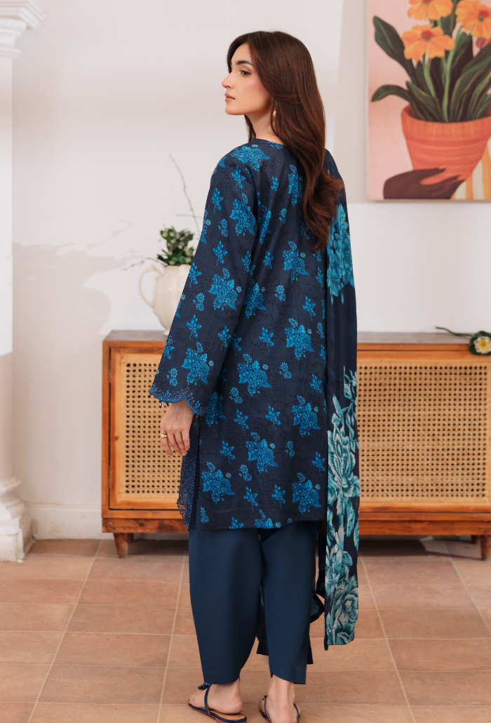 Summer Breeze'3 - D02 Organza Pakistani Summer Dresses - Humdum - 2