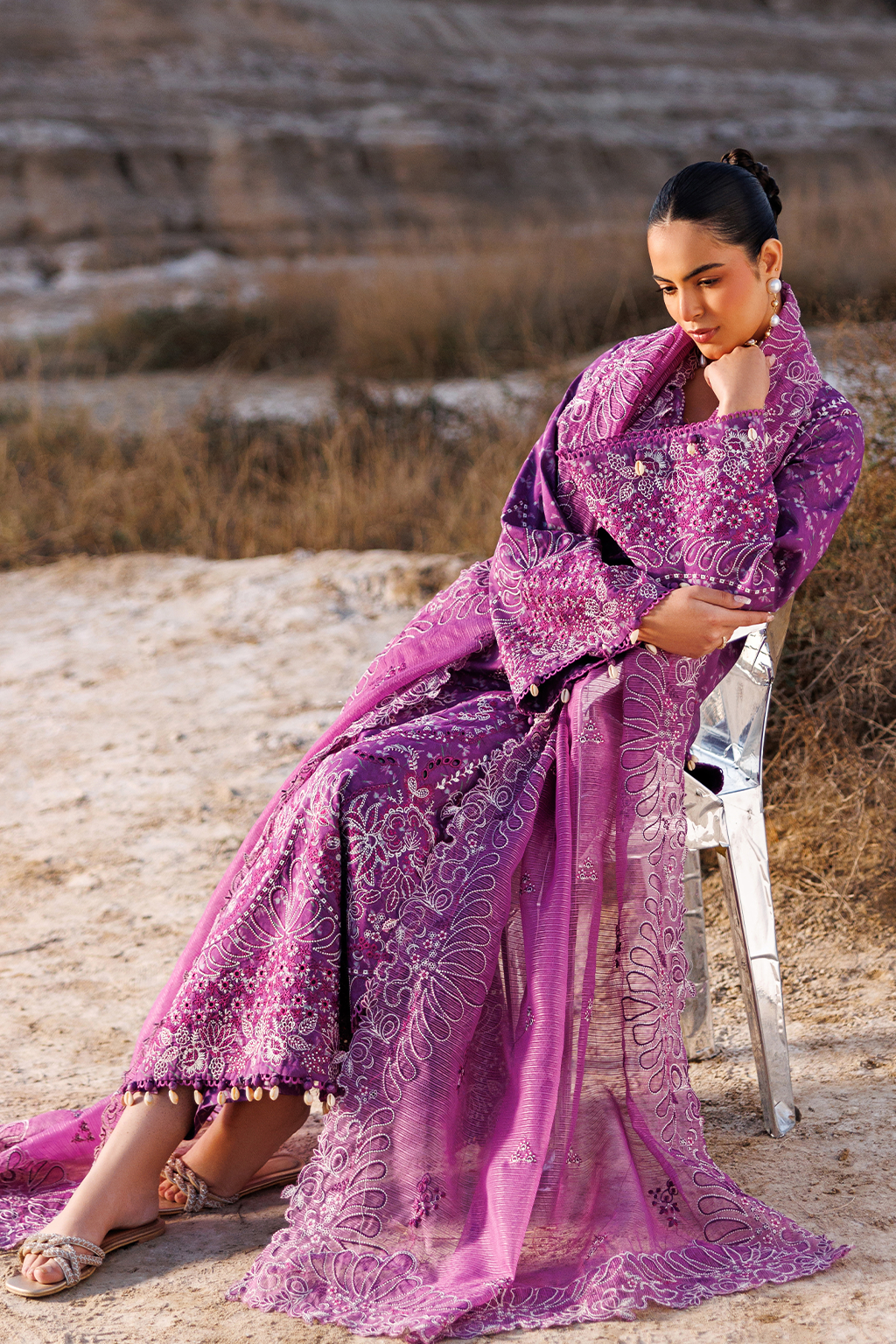 FLORAL FRENZY Luxury Pakistani Fashion