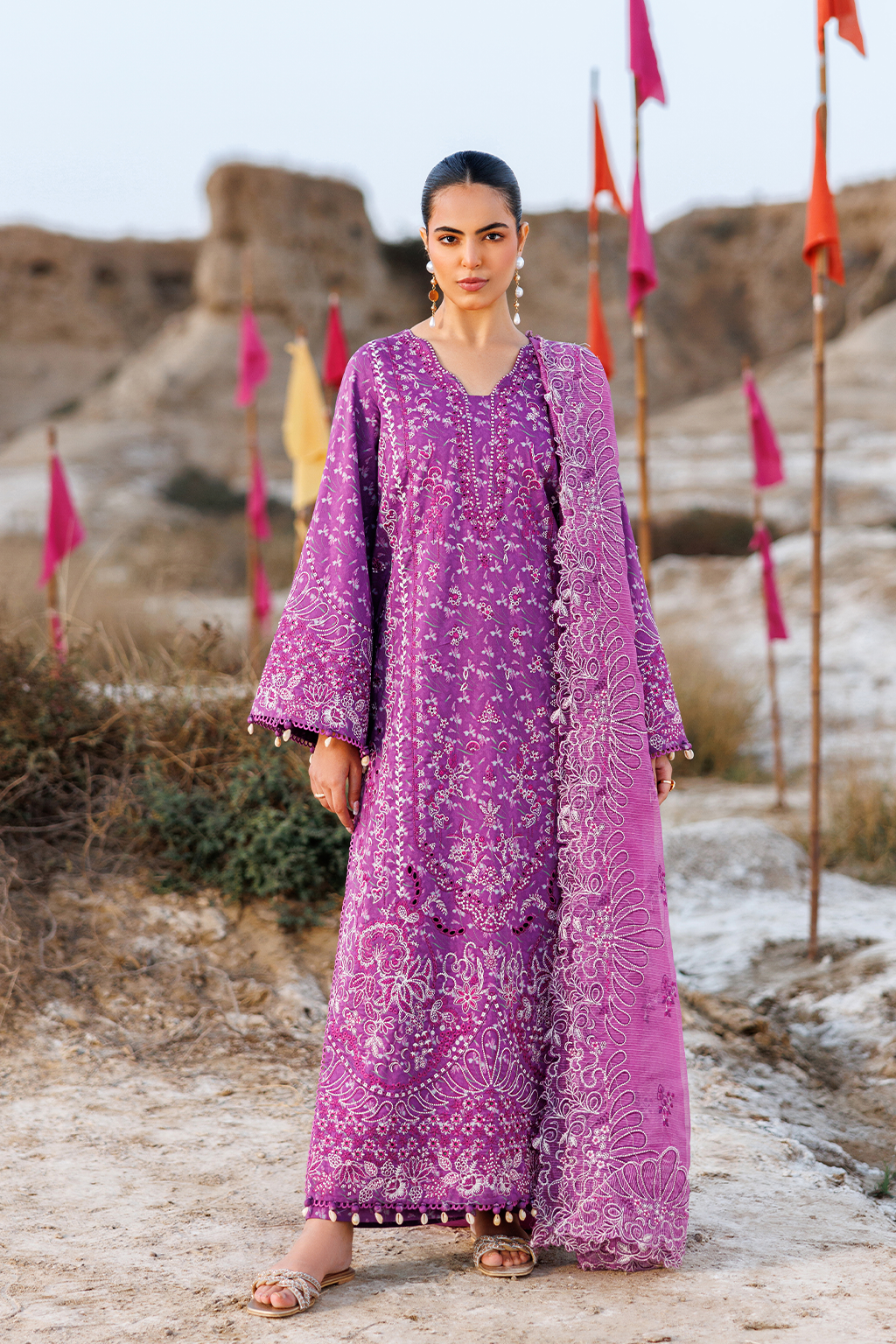 FLORAL FRENZY Luxury Pakistani Fashion