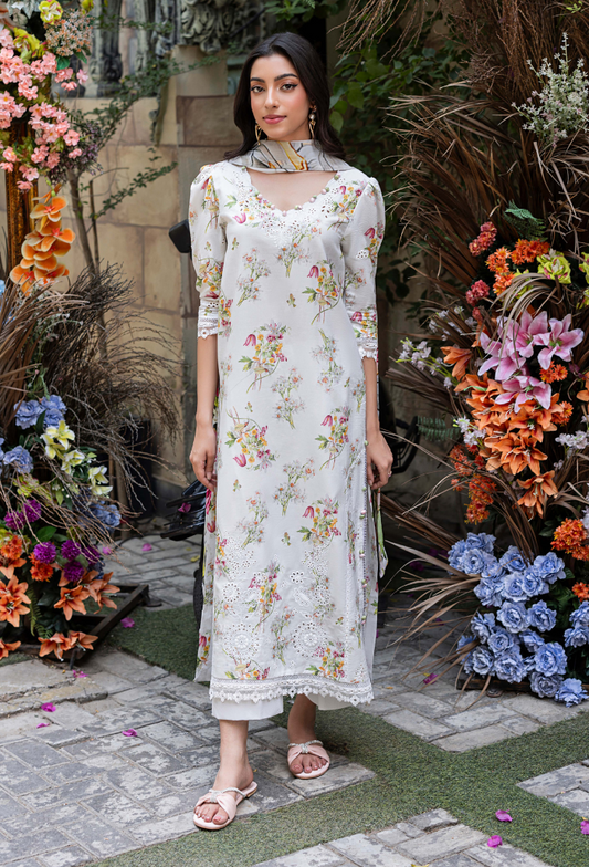 EDEN GARDEN CHAPTER 2 D09 Chiffon Pakistani Summer Dresses - Humdum - 2