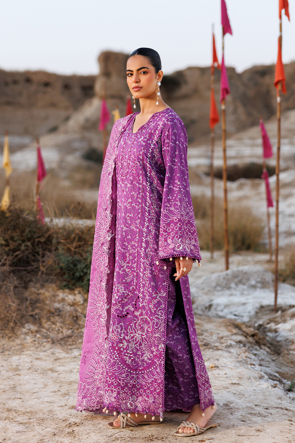 FLORAL FRENZY Luxury Pakistani Fashion