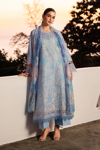 CALINA (AZ-09) Lawn Pakistani Summer Dresses - aabyaan - 2