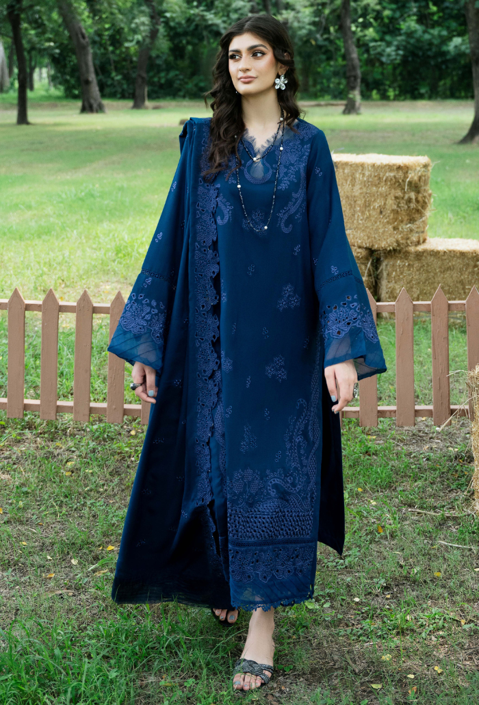 Zephyr - D09 Premium Fabric Pakistani Winter Dresses - Humdum - 1
