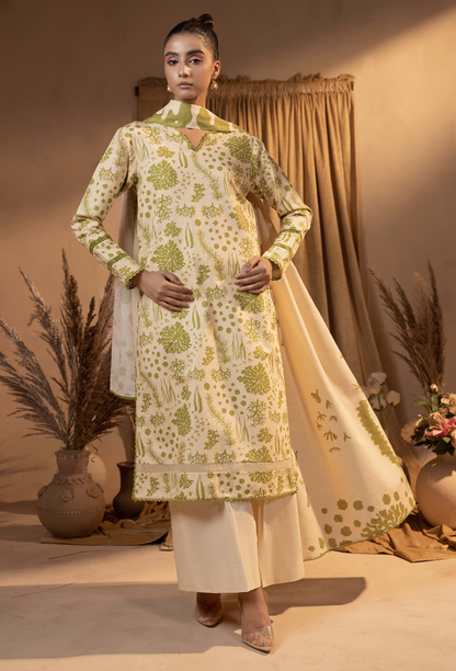 Raya - D07 Khaddar Pakistani Winter Dresses - Humdum - 1