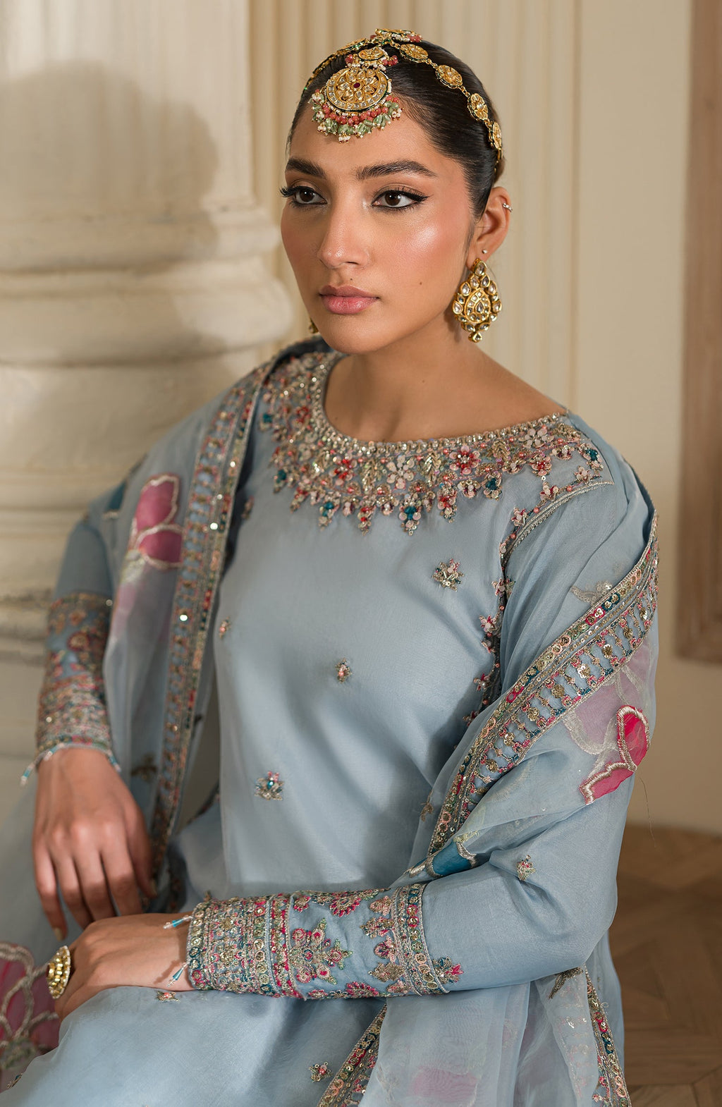 Esra Raw Silk Pakistani Formal Dresses