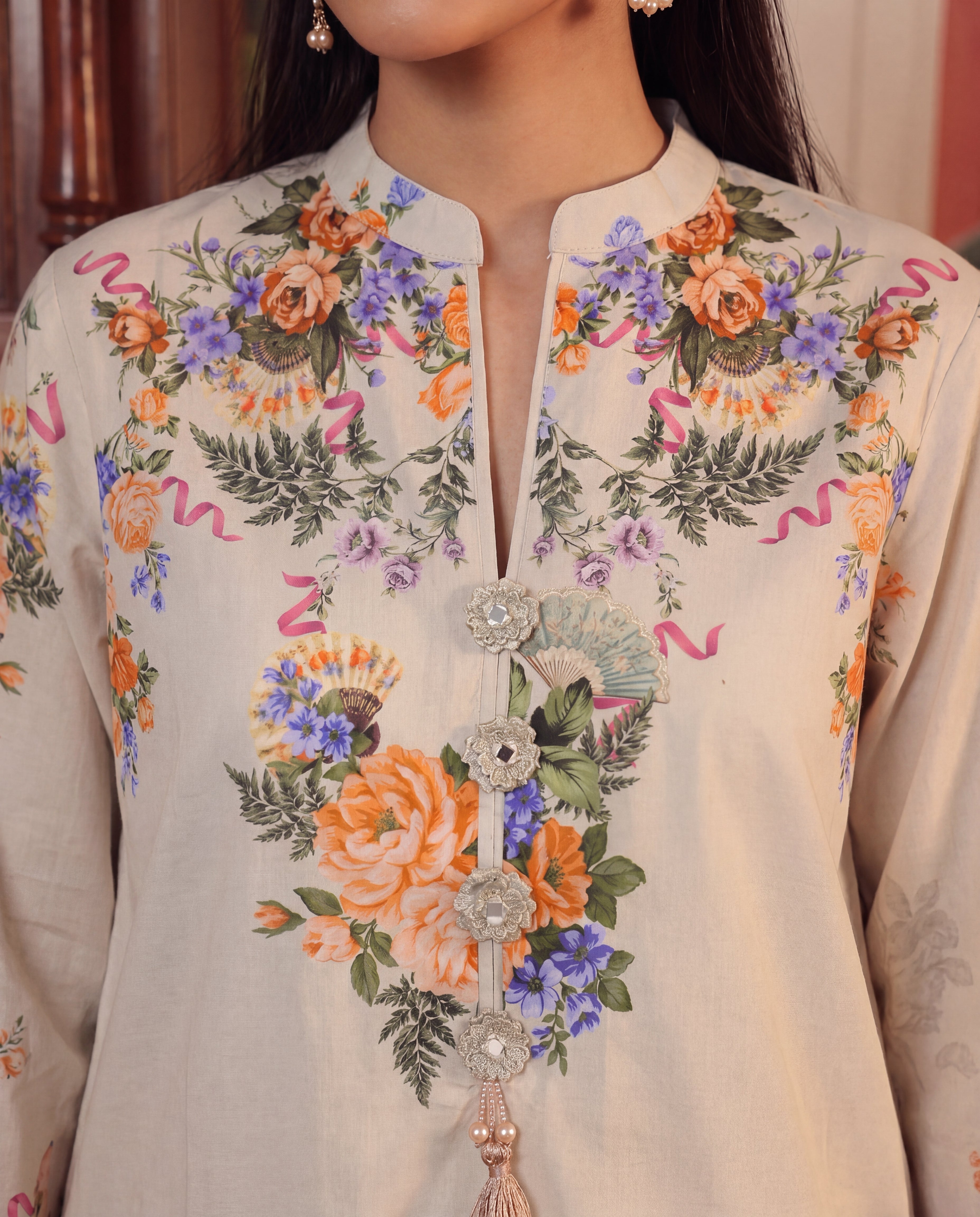 Afaq Premium Fabric Pakistani Summer Dresses - Sahiba-clothing - 2
