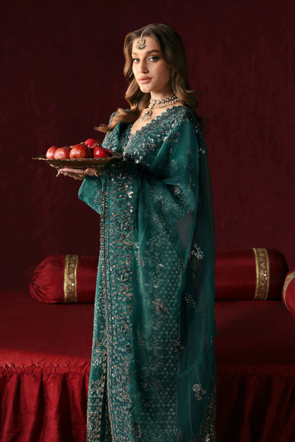 Shahnisa Raw Silk Pakistani Formal Dresses - Afrozeh - 3