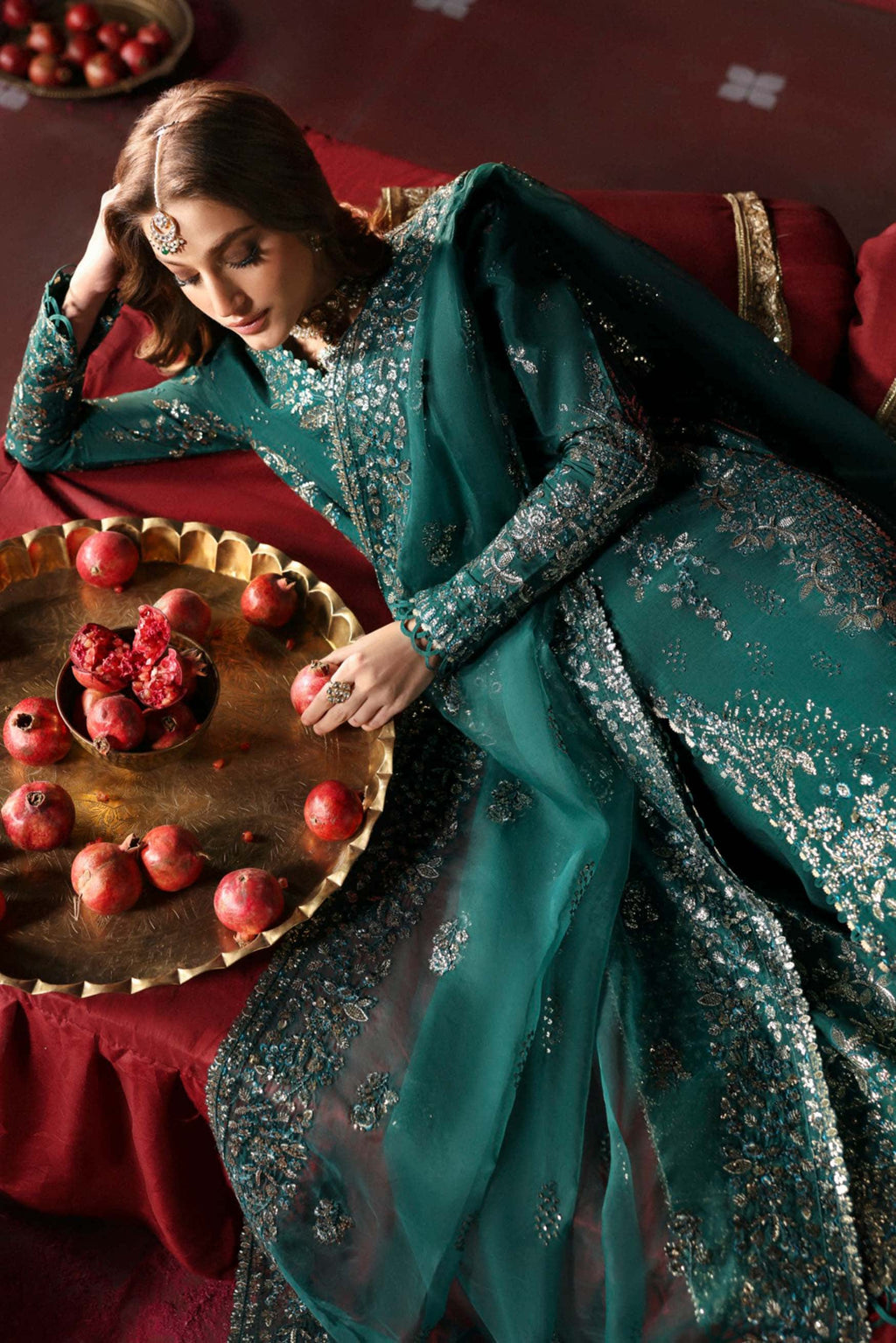 Shahnisa Raw Silk Pakistani Formal Dresses - Afrozeh - 4