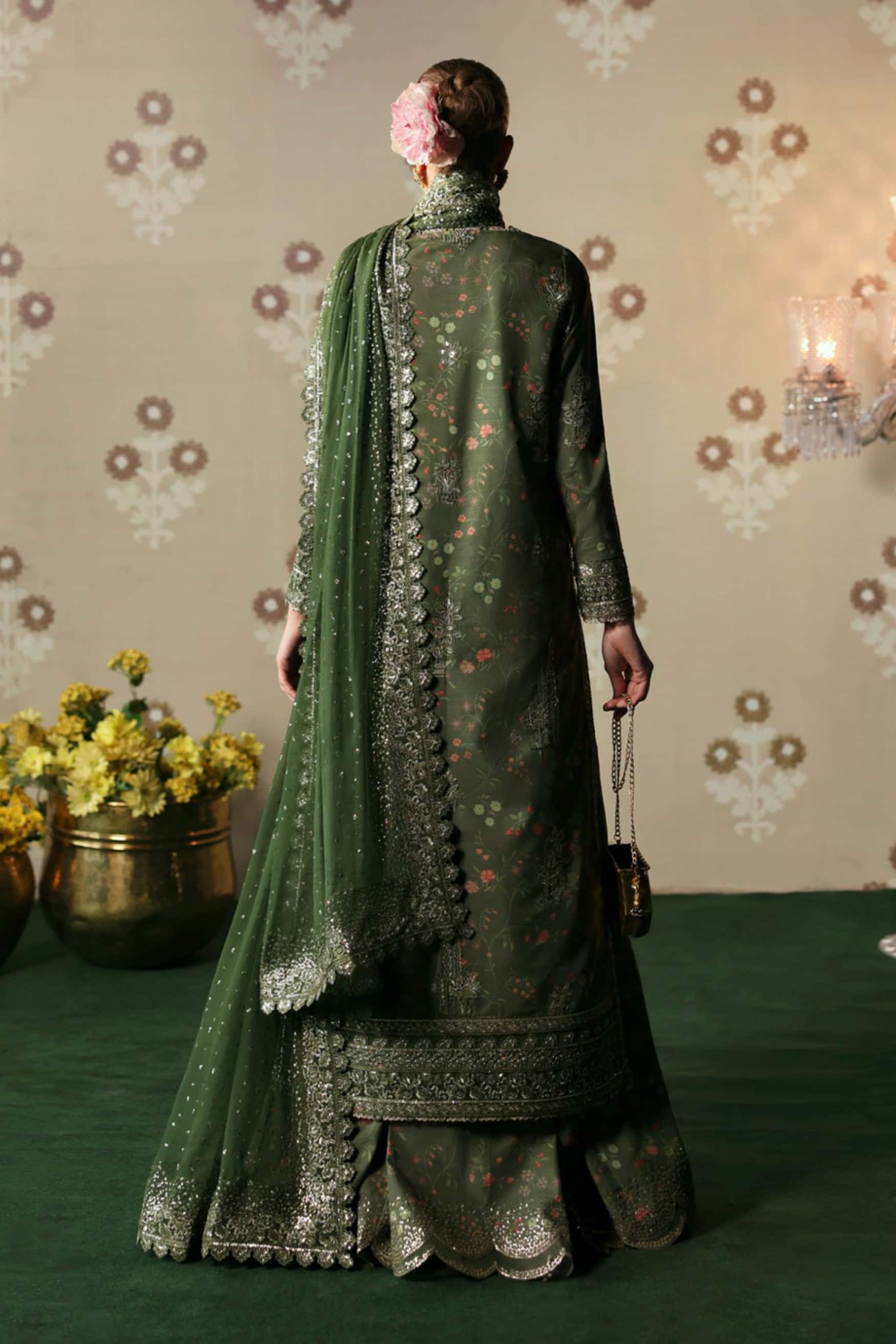 Zeba Organza Pakistani Formal Dresses - Afrozeh - 2