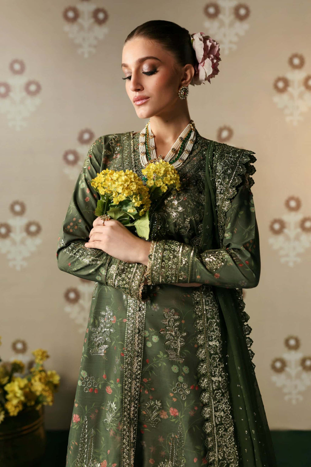 Zeba Organza Pakistani Formal Dresses - Afrozeh - 4