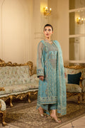 Aquessence Raw Silk Pakistani Formal Dresses - Sidra Aleem - 1