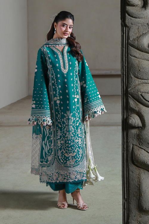 AYZEL (AL-07) Chiffon Pakistani Summer Dresses - aabyaan - 1