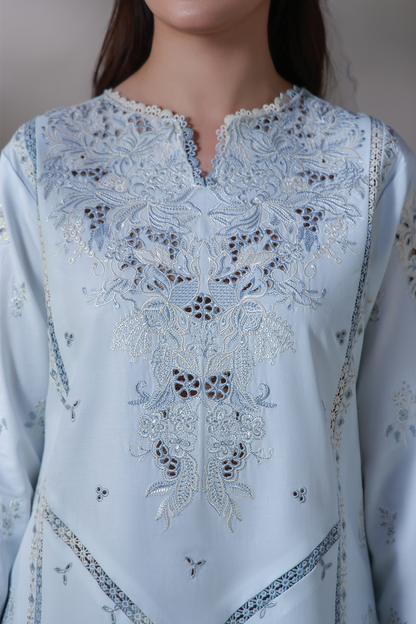 SAHIL (AL-03) Chiffon Pakistani Summer Dresses - aabyaan - 5