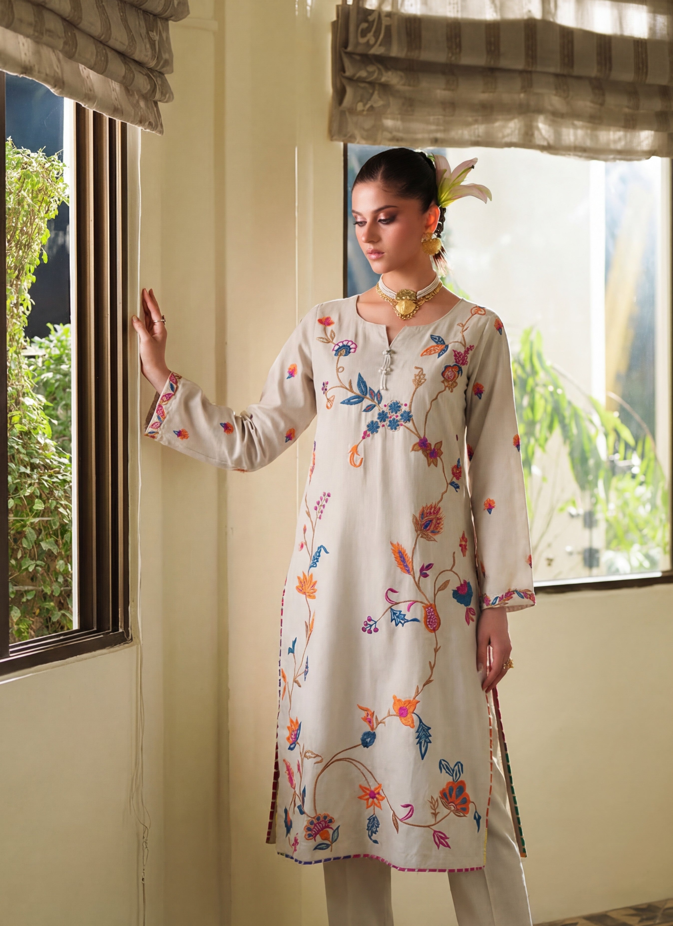 Aspiration Jawa Premium Fabric Pakistani Summer Dresses - Sahiba-clothing - 5