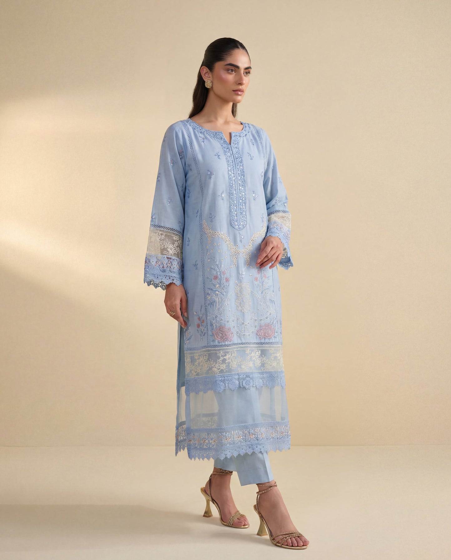 Avenoir Premium Fabric Pakistani Summer Dresses - Sahiba-clothing - 5