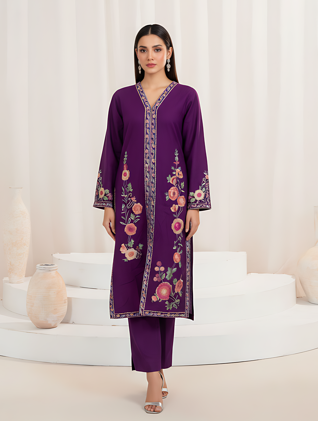 Averia Premium Fabric Pakistani Winter Dresses - Sahiba-clothing - 1