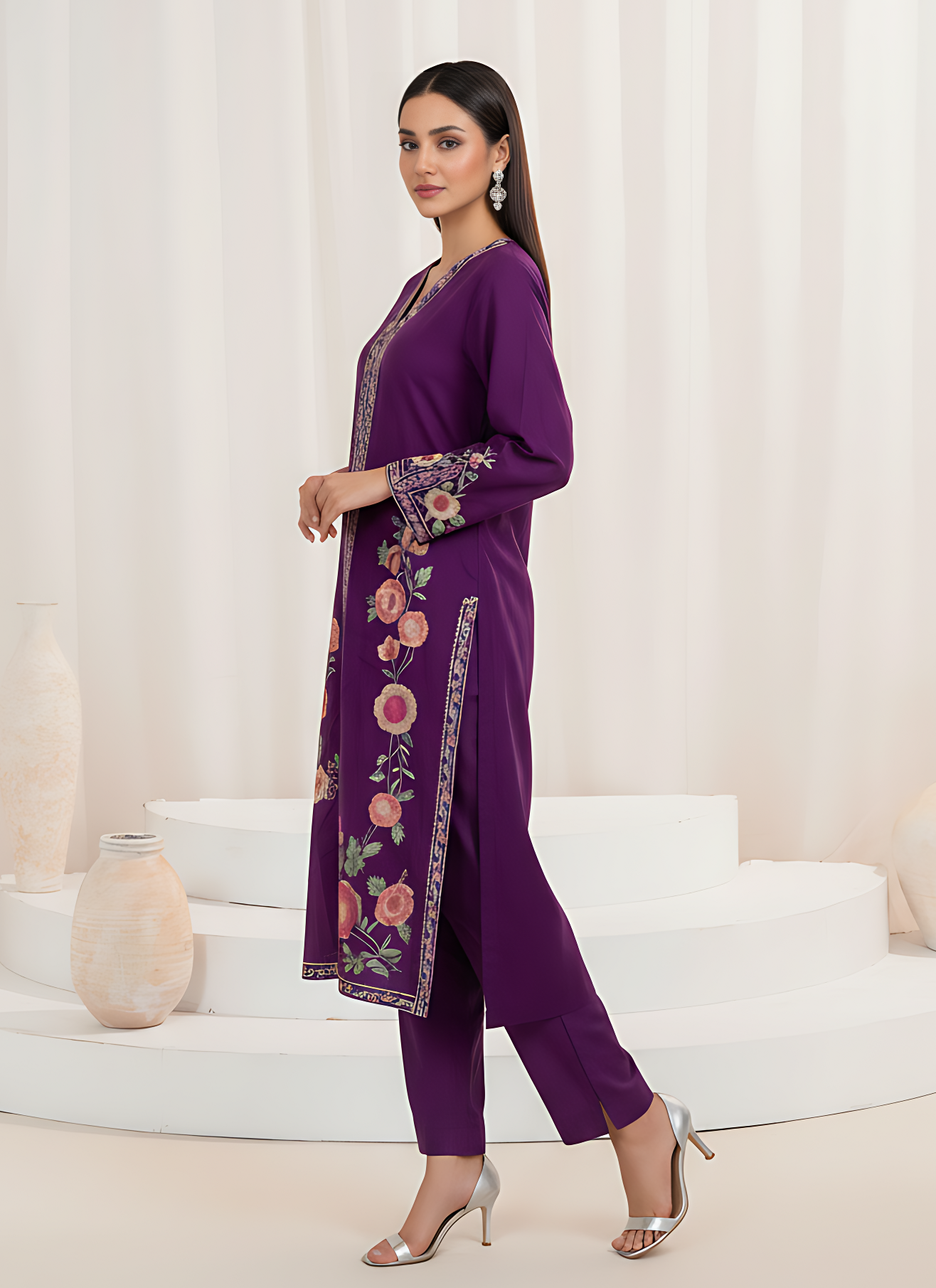 Averia Premium Fabric Pakistani Winter Dresses - Sahiba-clothing - 4