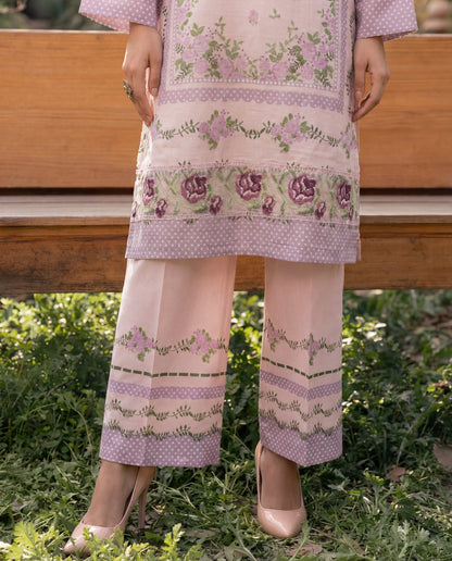 Ayla Pink Premium Fabric Pakistani Summer Dresses - Sahiba-clothing - 3
