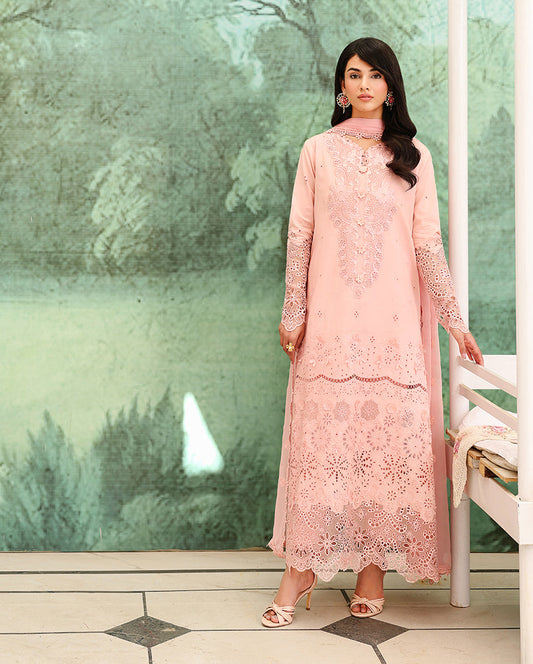 Azure Elan Organza Women Clothing - Roheenaz - 1