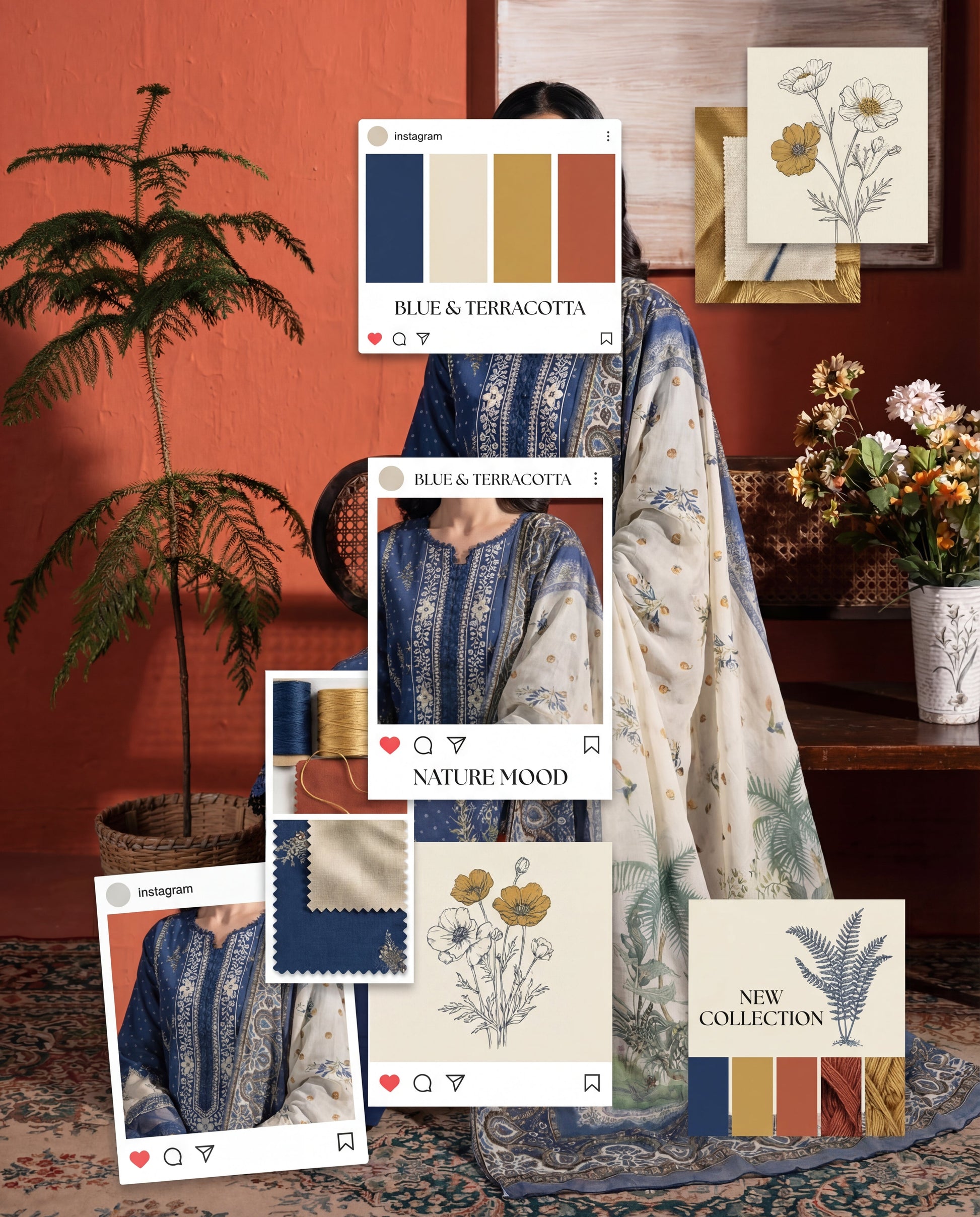 Blessing Premium Fabric Pakistani Summer Dresses - Sahiba-clothing - 7