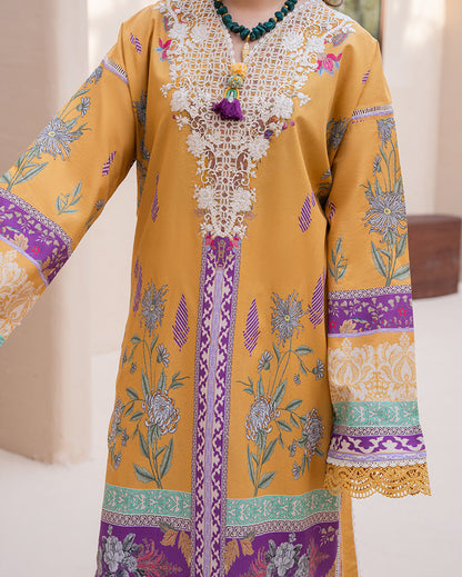 Camellia Charm Organza Women Clothing - Roheenaz - 4