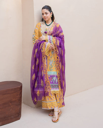 Camellia Charm Organza Women Clothing - Roheenaz - 2