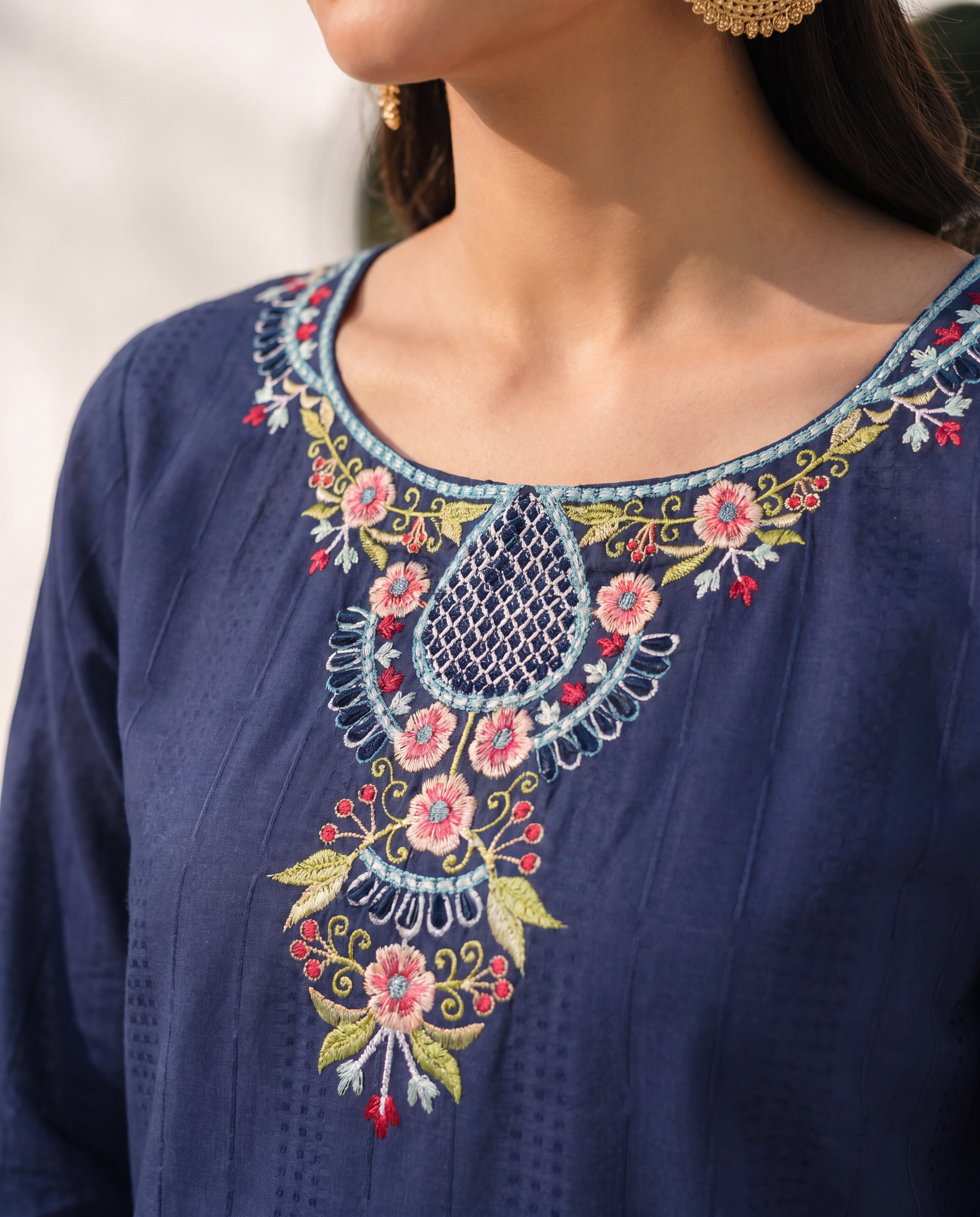Carnation Premium Fabric Pakistani Summer Dresses - Sahiba-clothing - 5