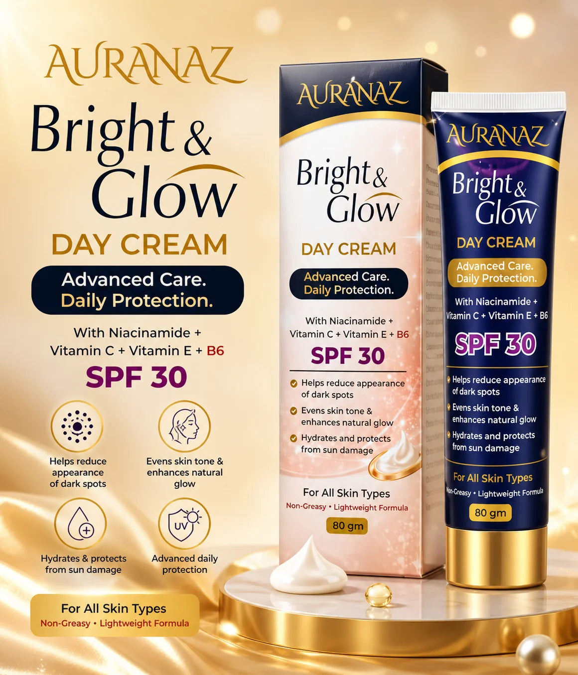 Bright & Glow Cream by Auranaz