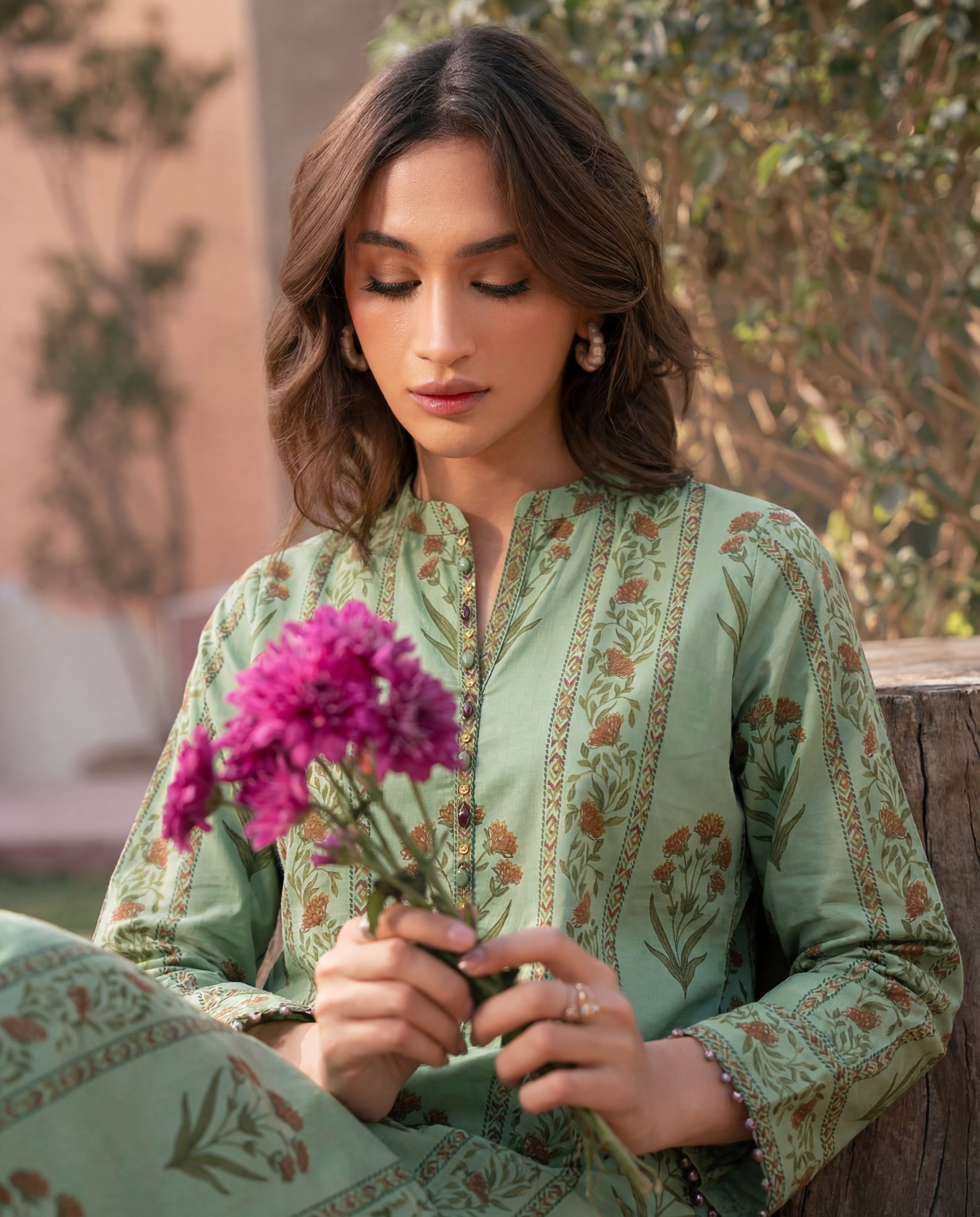 Cluster Pista Lawn Pakistani Summer Dresses - Sahiba-clothing - 4
