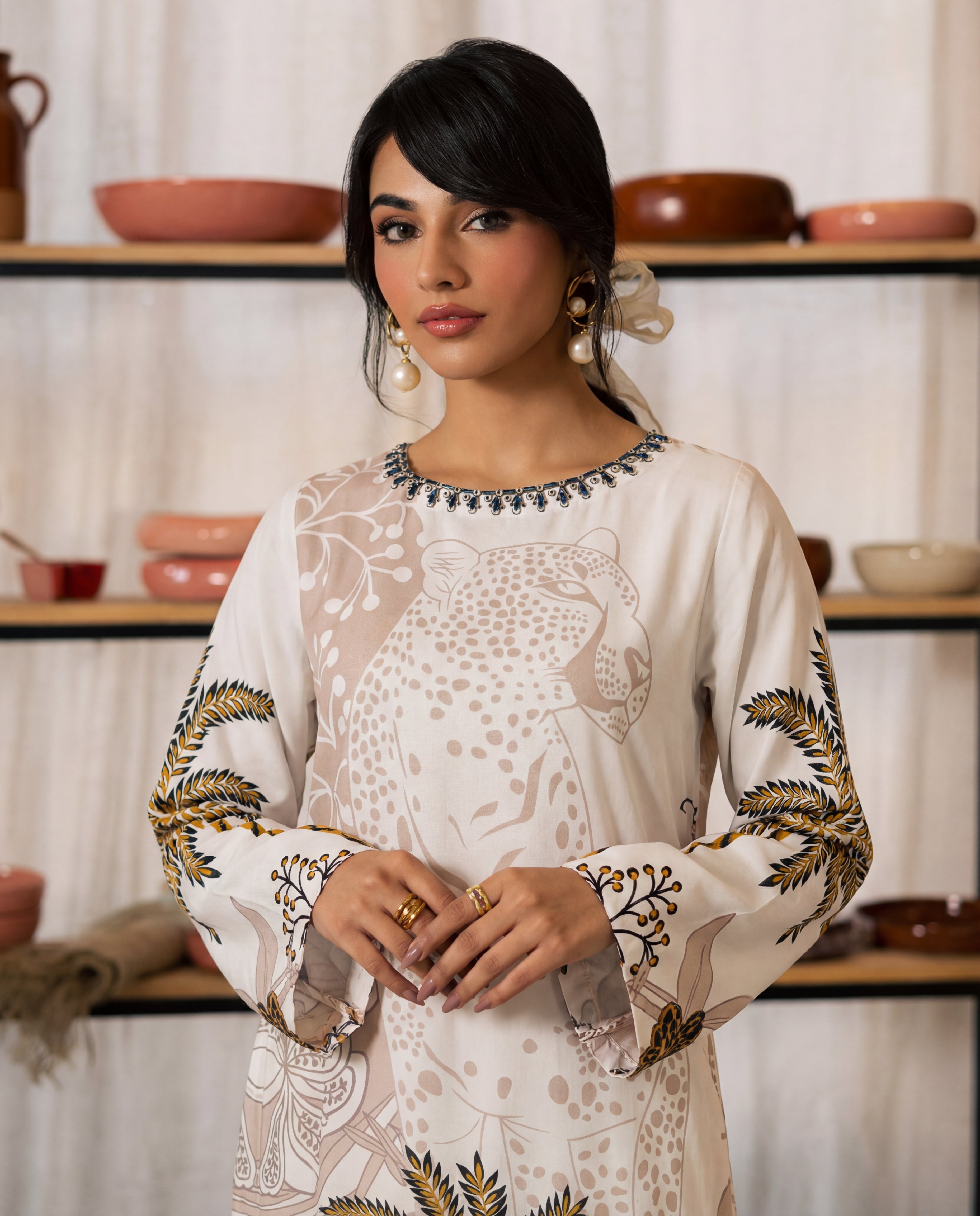 Namir Premium Fabric Pakistani Casuals Dresses - Sahiba-clothing - 4