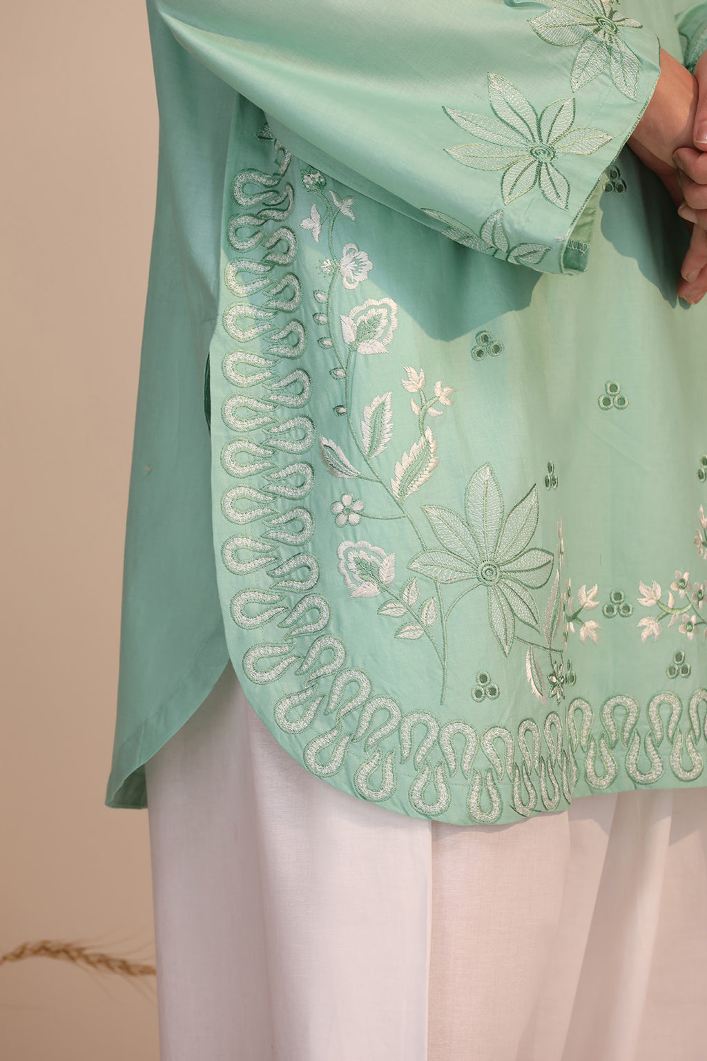 LWN-01 Cotton Pakistani Summer Dresses - Saad Shaikh - 4