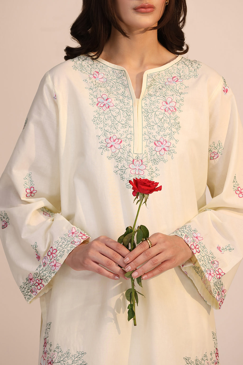 LWN-04 Cotton Pakistani Summer Dresses - Saad Shaikh - 6