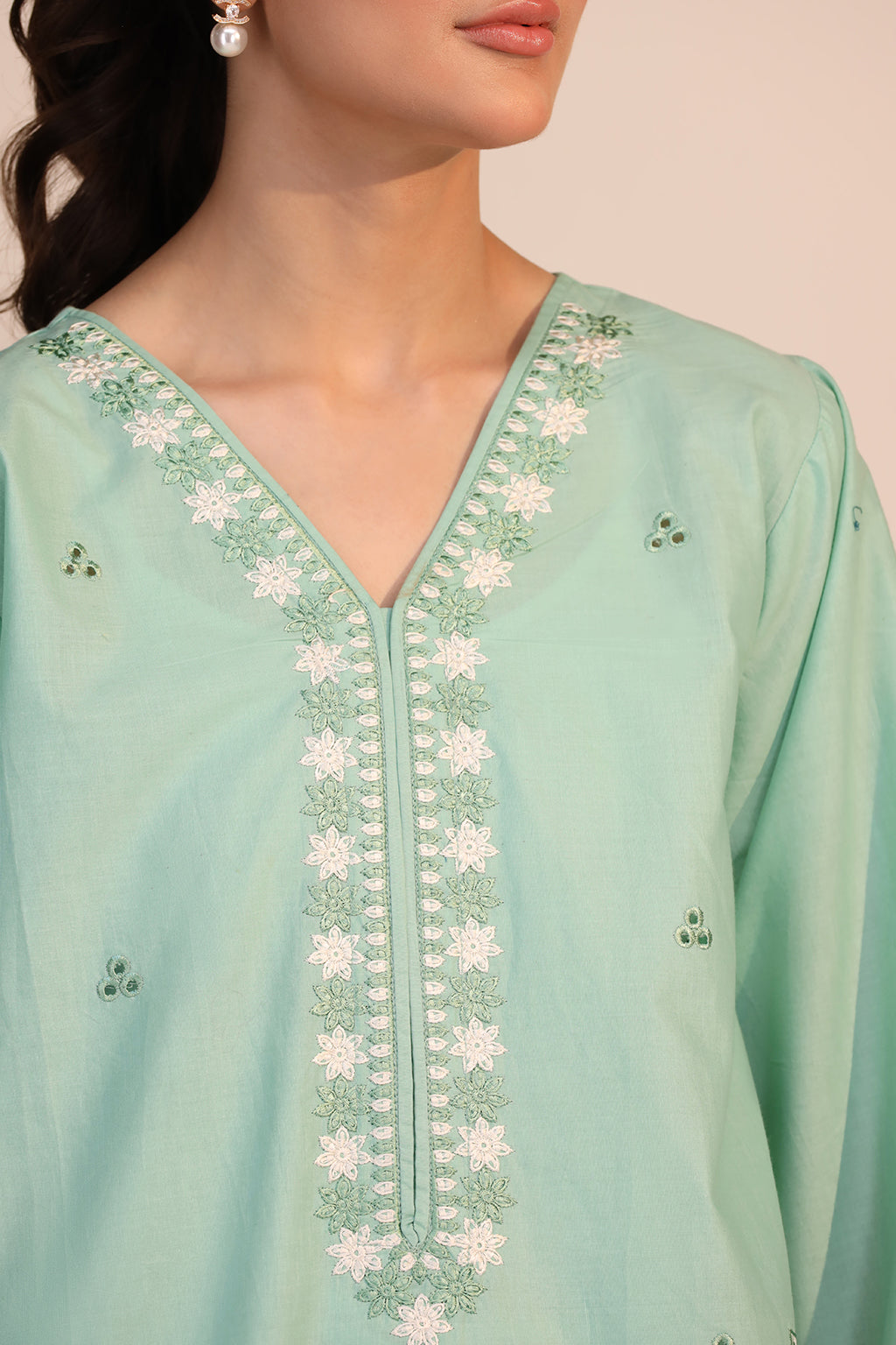 LWN-01 Cotton Pakistani Summer Dresses - Saad Shaikh - 2