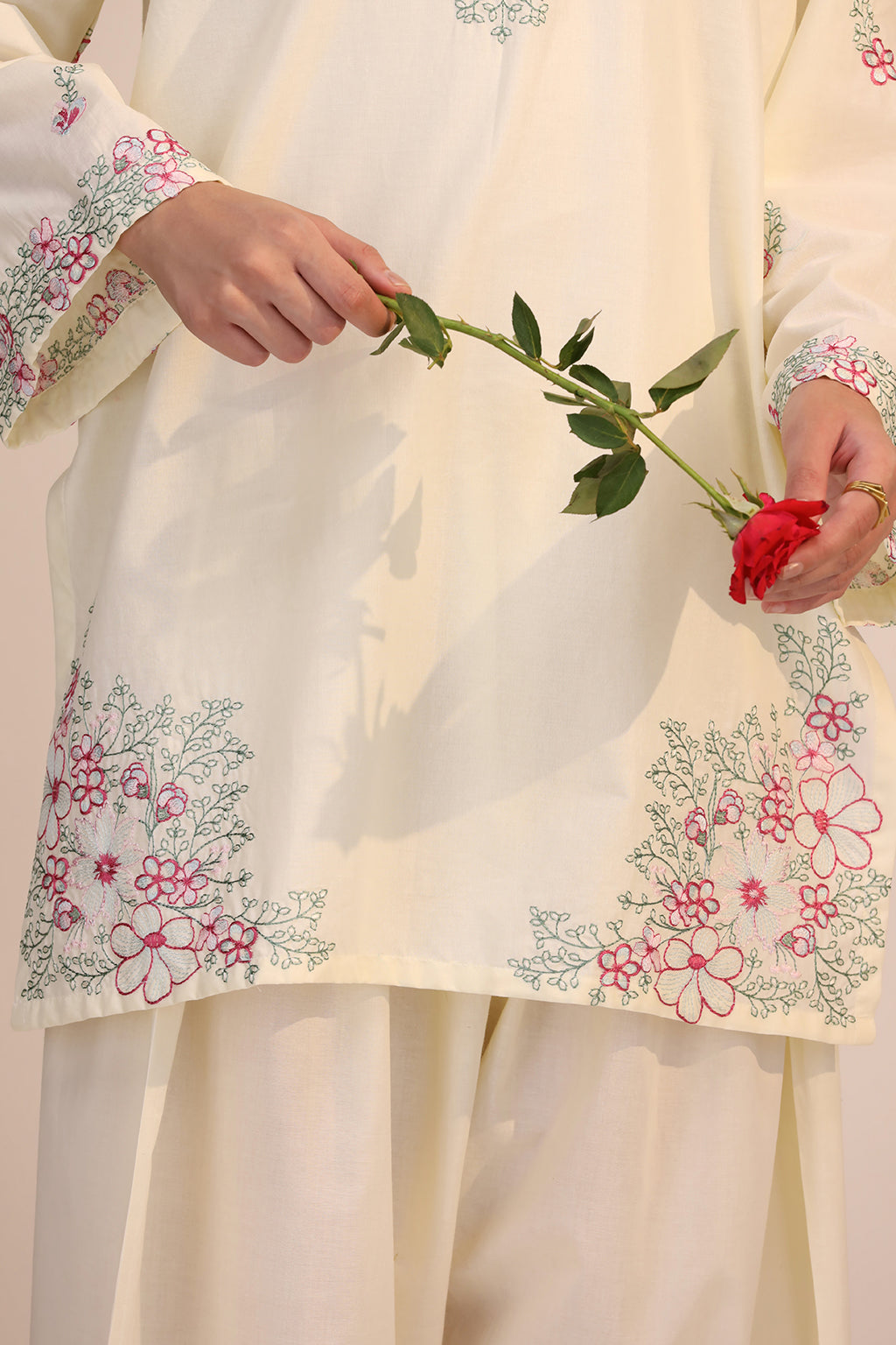 LWN-04 Cotton Pakistani Summer Dresses - Saad Shaikh - 4