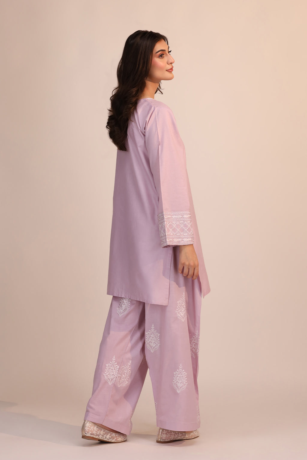 LWN-02 Cotton Pakistani Summer Dresses - Saad Shaikh - 5