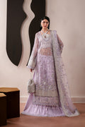 Lapis Raw Silk Pakistani Formal Dresses - Emaan Adeel - 1
