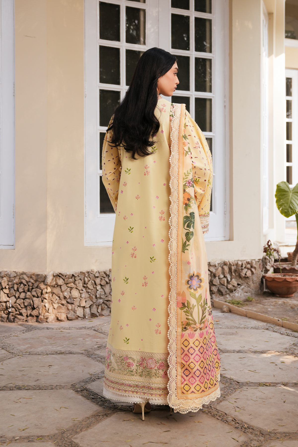 Eira Organza Pakistani Summer Dresses - Afrozeh - 2