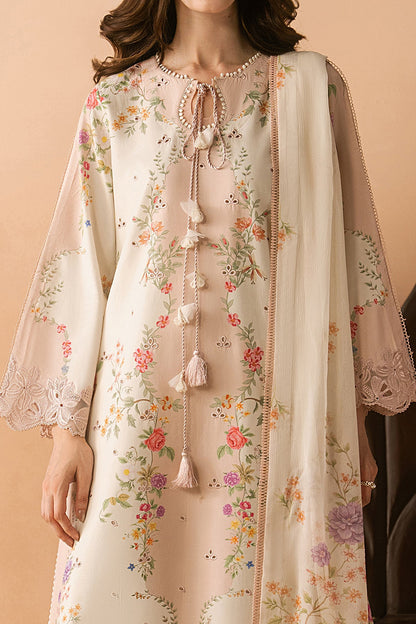 Lustre Premium Fabric Pakistani Summer Dresses - Afrozeh - 2