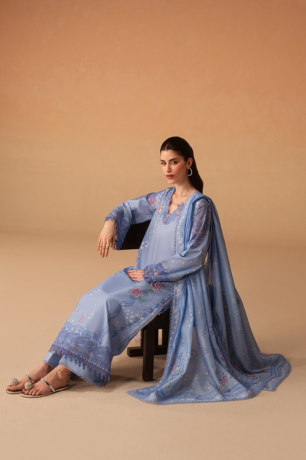 Opaline Premium Fabric Pakistani Summer Dresses - Afrozeh - 4