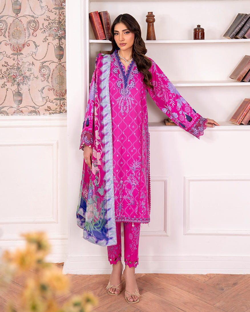 Novah Organza Pakistani Summer Dresses - Roheenaz - 1