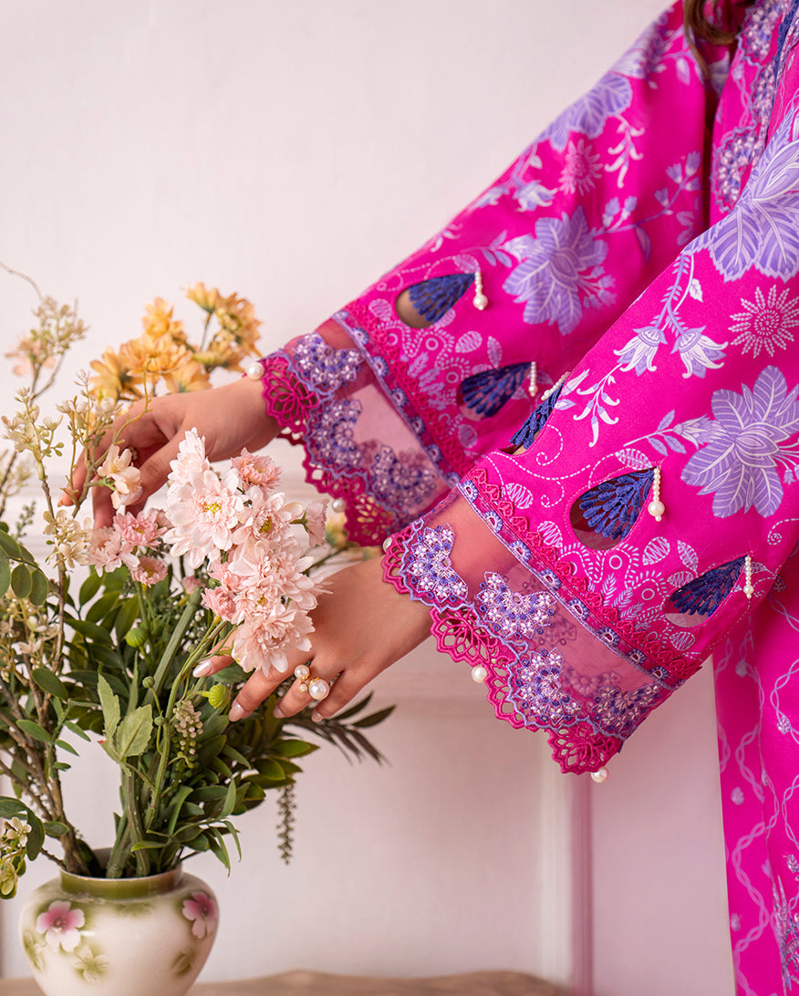 Novah Organza Pakistani Summer Dresses - Roheenaz - 7