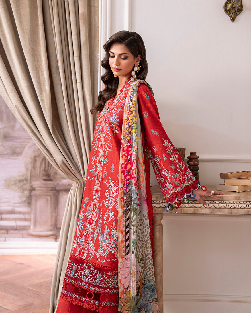 Lyrah Organza Pakistani Summer Dresses - Roheenaz - 3