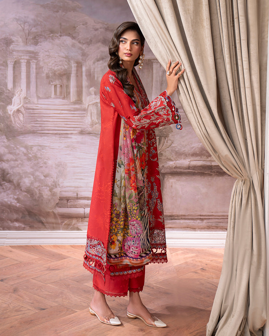 Lyrah Organza Pakistani Summer Dresses - Roheenaz - 4