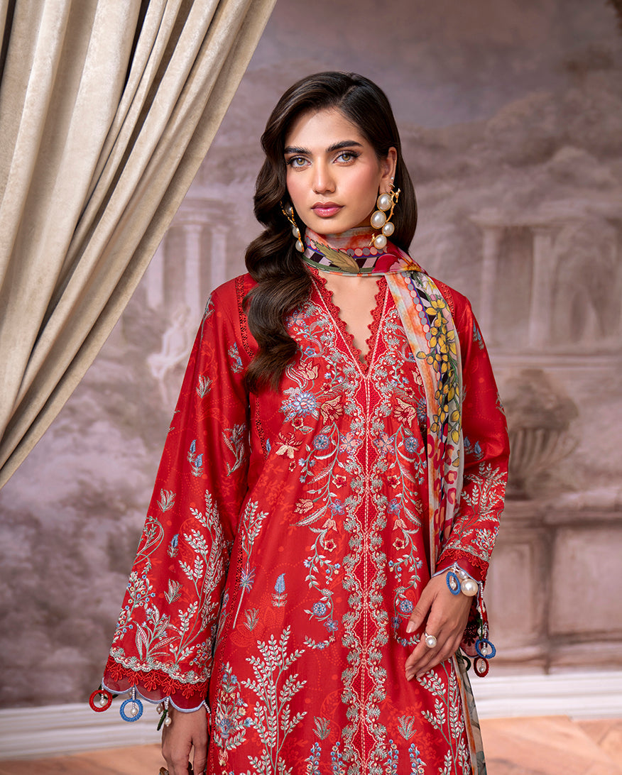 Lyrah Organza Pakistani Summer Dresses - Roheenaz - 6