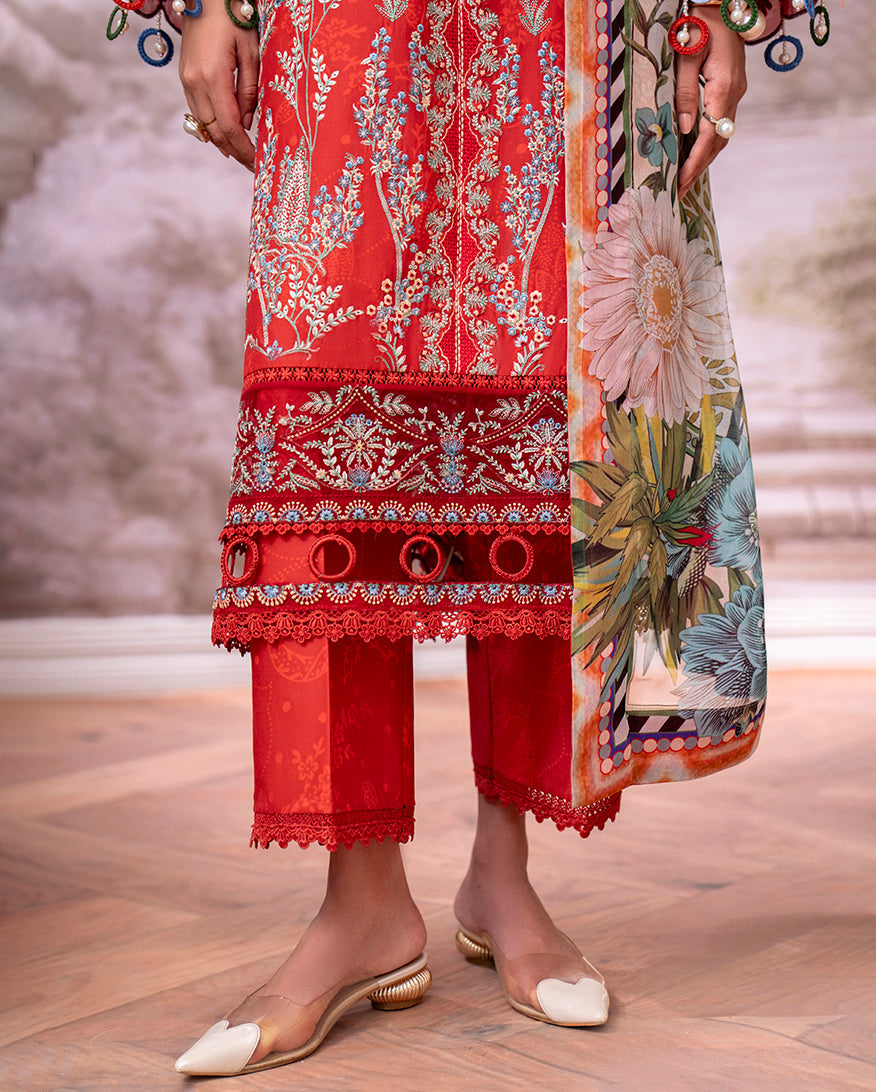 Lyrah Organza Pakistani Summer Dresses - Roheenaz - 7